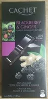 Mängden socker i Chocolat mûres gingembre