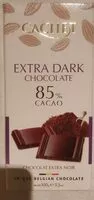 Mängden socker i Extra dark chocolate