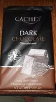 Mängden socker i Dark chocolate cachet