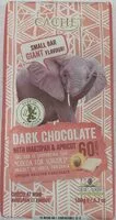 Mängden socker i Dark Chocolate with marzipan & apricot 60% cacao