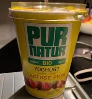 Mängden socker i Yoghurt fraise lactose free