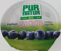 Mängden socker i Pur natur skyr bosbes