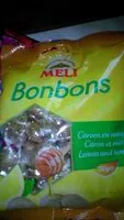 Mängden socker i Bonbons citron et miel