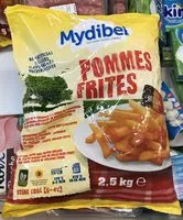 Mängden socker i Pommes frites