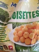 Mängden socker i Papas Noisettes Pre Fritas Congeladas 1KG Mydibel Bsa