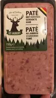 Mängden socker i Paté au jambon d'Ardenne fumé