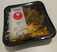 Mängden socker i Poulet curry et riz