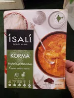 Mängden socker i Poulet Korma et riz Basmati