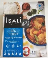 Mängden socker i Poulet curry rouge, Hühnchen mit rotem Curry