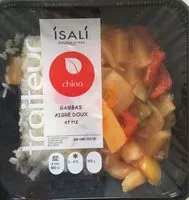 Mängden socker i Gambas aigre-doux et riz