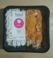 Mängden socker i Poulet Korma et Riz Basmati