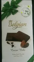 Mängden socker i The Belgian Tablettes Noir Eclats De Cacao 25X100G