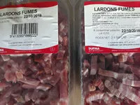 Mängden socker i Lardons fumés