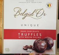 Mängden socker i Dark truffles with mocha filling