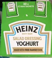 Mängden socker i heinz salade dressing yoghurt
