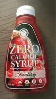 Mängden socker i Zero calorie syrup strawberry