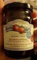 Mängden socker i Confiture cerise du Nord