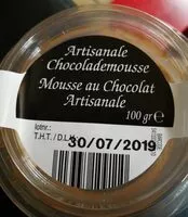 Mängden socker i Mousse au chocolat artisanale