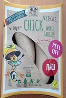 Mängden socker i Chick saucisse veggie