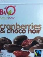 Mängden socker i Cranberries et chocolat noir