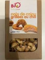 Mängden socker i Noix de cajou grillees au chili