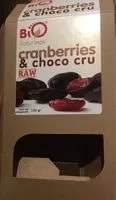 Mängden socker i Cranberries et choco cru