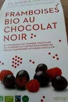 Mängden socker i Framboises bio au chocolat noir