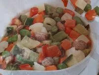 Mängden socker i Greens minestrone Fresh Frozen darta