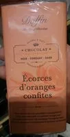 Mängden socker i Chocolat Noir Aux écorces D'oranges Confites