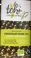 Mängden socker i 70G Chocolat Bio Noir 74% Cacao Citron & Gingembre