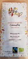 Mängden socker i Chocolat au lait 38% cannelle