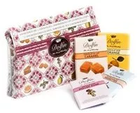 Mängden socker i Spekulatius, Haselnuss, Rosa Pfeffer, Orange, 12 Chocolats Au Lait + Noirs Assortments, Dolfin
