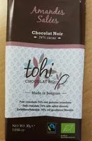 Mängden socker i Chocolat noir Amandes salées