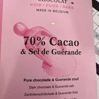 Mängden socker i Noir 70% Cacao Et Fleur De Sel, Dolfin