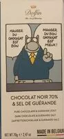Mängden socker i Chocolat noir 70% & sel de guerande