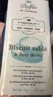 Mängden socker i Chocolat noir, biscuit sablé et fleur de sel