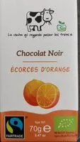 Mängden socker i Chocolat noir ecorces d'orange