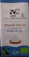 Mängden socker i Chocolat noir 74% Fleur de sel
