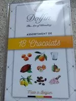 Mängden socker i 18 chocolats