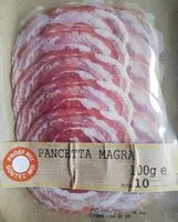 Mängden socker i Pancetta magra