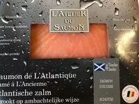 Mängden socker i L'atelier du saumon Saumon de l'Atlantique fumé à l'ancienne