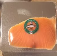 Mängden socker i Saumon atlantique fumé bio