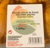 Mängden socker i Cuisses de poulet paprika