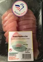 Mängden socker i Medaillon aiguillette dinde