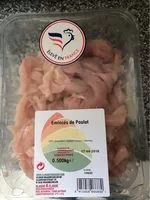 Mängden socker i Émincés de Poulet