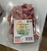 Mängden socker i Gesiers de poulet