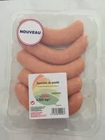 Mängden socker i Saucisse de poulet