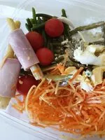 Mängden socker i Plat froid jambon asperge