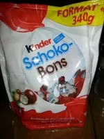 Mängden socker i Kinder Schoko-Bons