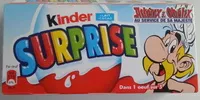 Mängden socker i Kinder surprise Astérix et Obélix